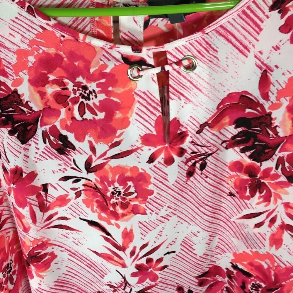 The Limited 2X floral Blouse Top Pink New - Picture 8 of 8